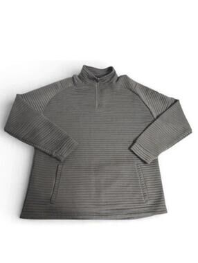SPYDER Pullover Mens Size XXL Gray textured soft long sleeve Sports
